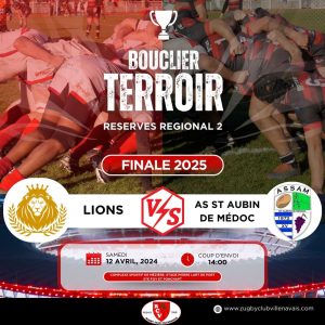 Affiche Rugby-club-villenave-finale-2025-Reserve Regional-2